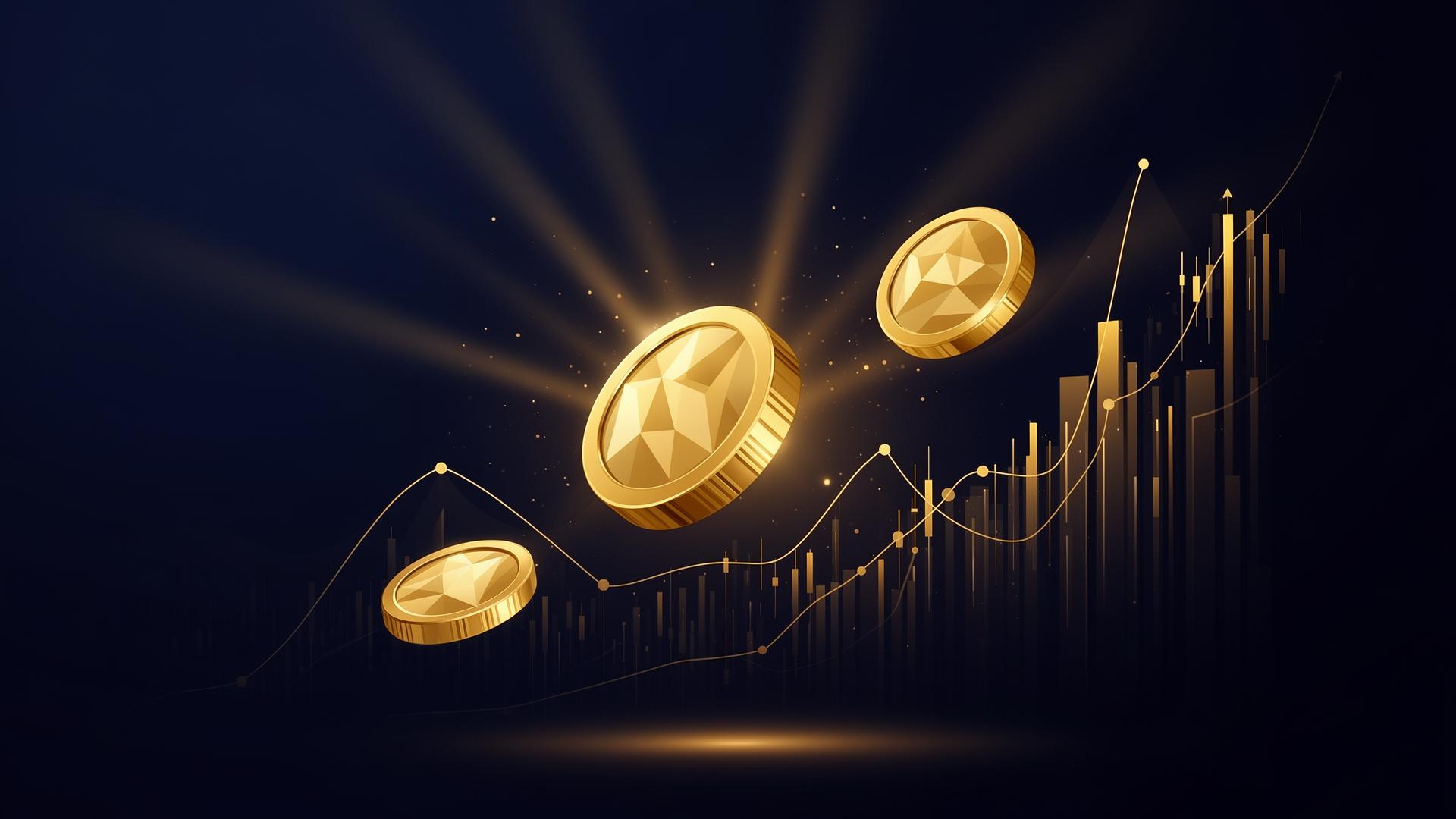Premium investment platform illustration